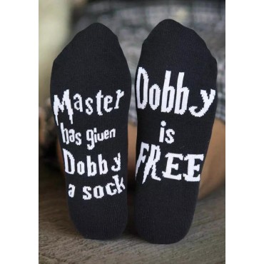 Master Has Given Dobby A Sock Dobby Is  Crew Socks