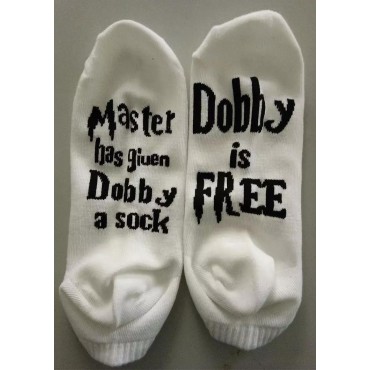 Master Has Given Dobby A Sock Dobby Is  Crew Socks