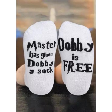 Master Has Given Dobby A Sock Dobby Is  Crew Socks