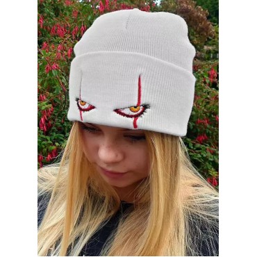 Halloween Horror Clown Eyes Cap