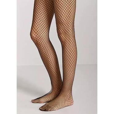 See-Through Elastic Waist Thin Fishnet Socks - Black