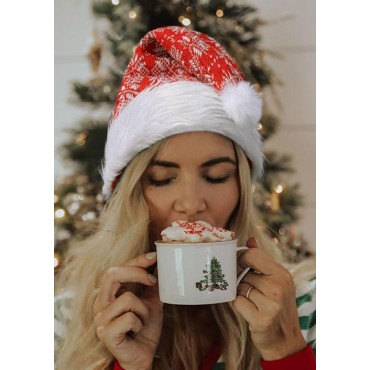 Christmas Snowflake Santa Claus Hat