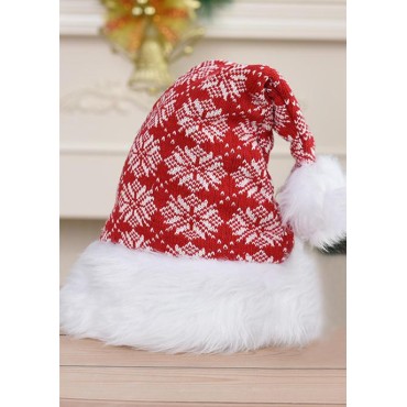 Christmas Snowflake Santa Claus Hat