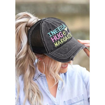 I Need A Huge Margarita Hollow Out Baseball Cap