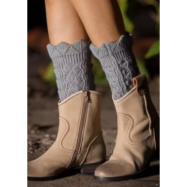 Knitted Leg Warmers Socks