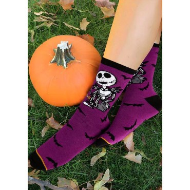 Halloween Skull Casual Crew Socks