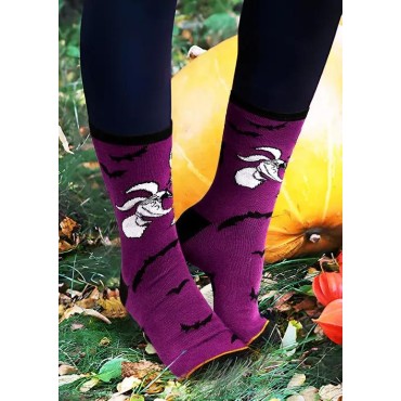 Halloween Skull Casual Crew Socks