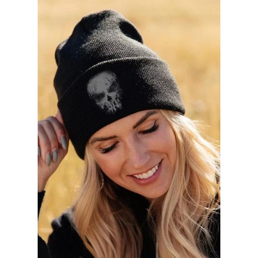Halloween Skull Knitted Beanie Hat
