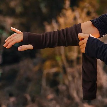 Hollow Out Fingerless Gloves