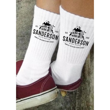 Halloween Witch Home Of The Black Flame Candle Crew Socks