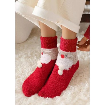 Christmas Warmers Casual Crew Socks