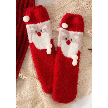 Christmas Warmers Casual Crew Socks