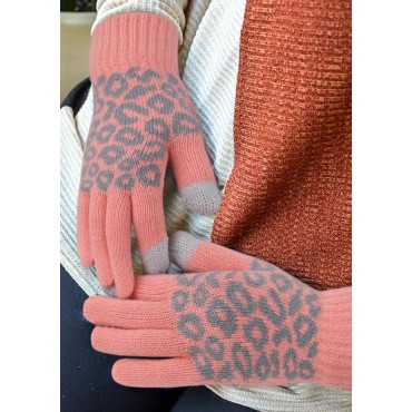 Leopard Winter Warm Gloves