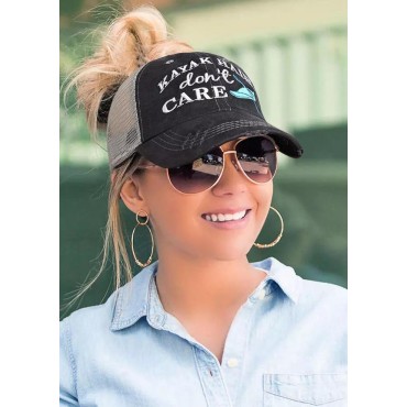 Kayak Hair Don't Care Mesh Criss-Cross Baseball Cap