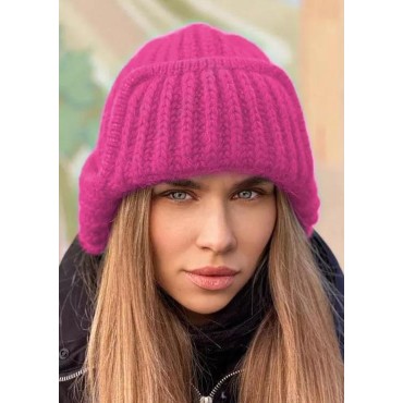 Soft Warm Knitted Beanie Hat with Ear Flaps