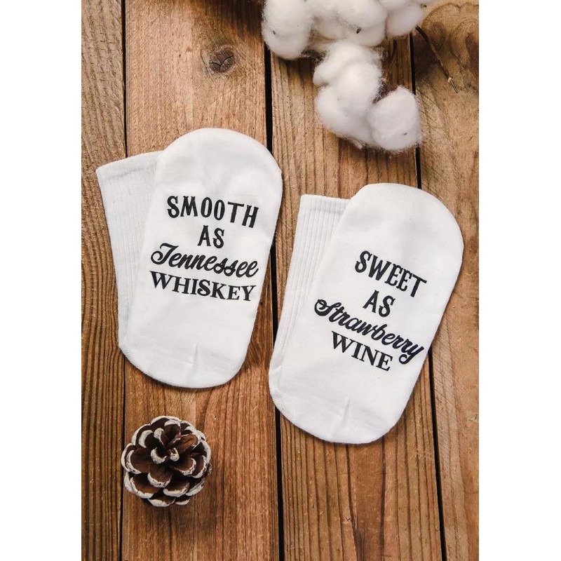 Smooth As Tennessee Whiskey Crew Socks
