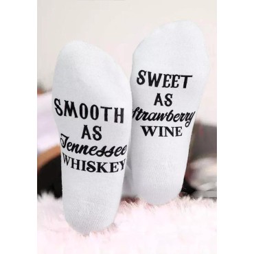 Smooth As Tennessee Whiskey Crew Socks