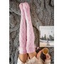 Over Knee Knitting Thickened Hairball Socks - Pink