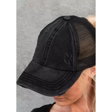 Leopard Mesh Criss-Cross Hollow Out Baseball Cap