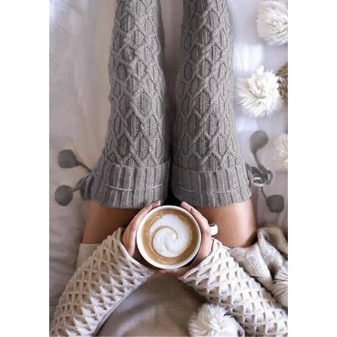 Hairball Thigh-High Socks