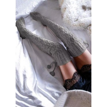 Hairball Thigh-High Socks