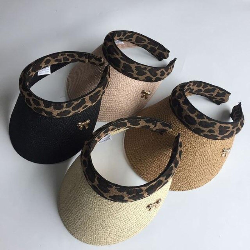 Daisy Embroidery Cotton Empty Top Hat Cycling Visors Hat Fashion Women Breathable Sun Hat Sports Cap Baseball Hat Tennis Cap