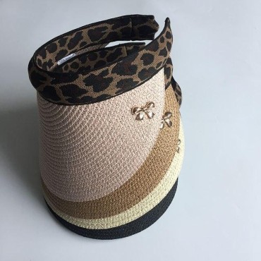 Daisy Embroidery Cotton Empty Top Hat Cycling Visors Hat Fashion Women Breathable Sun Hat Sports Cap Baseball Hat Tennis Cap