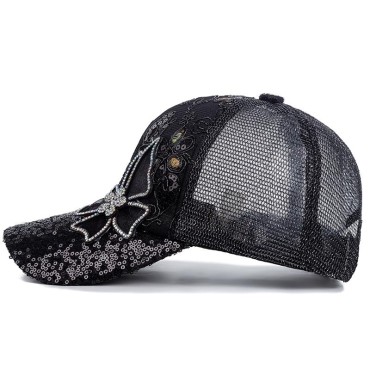 Daisy Embroidery Cotton Empty Top Hat Cycling Visors Hat Fashion Women Breathable Sun Hat Sports Cap Baseball Hat Tennis Cap