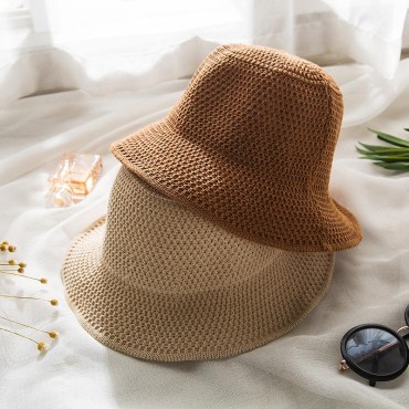 Fashion New Women Men Bucket Cap Hat For Women Men Colorful Geometry Pattern Printed Female Male Fisherman Sun Cap Hat