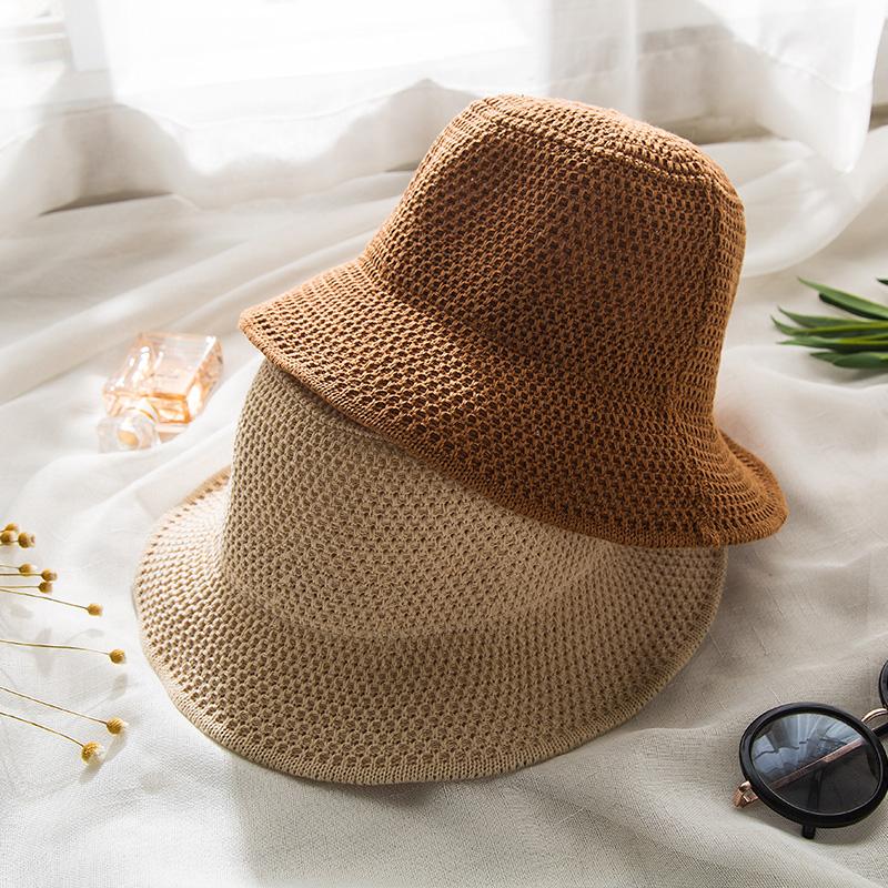 Fashion New Women Men Bucket Cap Hat For Women Men Colorful Geometry Pattern Printed Female Male Fisherman Sun Cap Hat