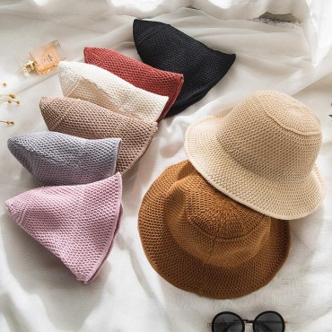 Fashion New Women Men Bucket Cap Hat For Women Men Colorful Geometry Pattern Printed Female Male Fisherman Sun Cap Hat