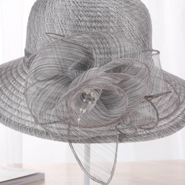 New Pearls Sun-shading Hat Female Summer Lace Flowers Sun Hat Anti-UV Beach Hat Folding Wide Church Hat