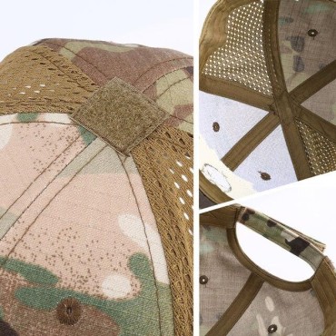 Summer Mesh Military Hats Men Flat Top Quick Drying Sun Hat For Women Camouflage Black Green Net Army Cap Breathable Visor Sport Cap