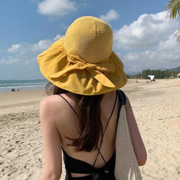 Cotton Cartoon Cat Ears Bucket Hat Fisherman Sun Cap Hats for Women