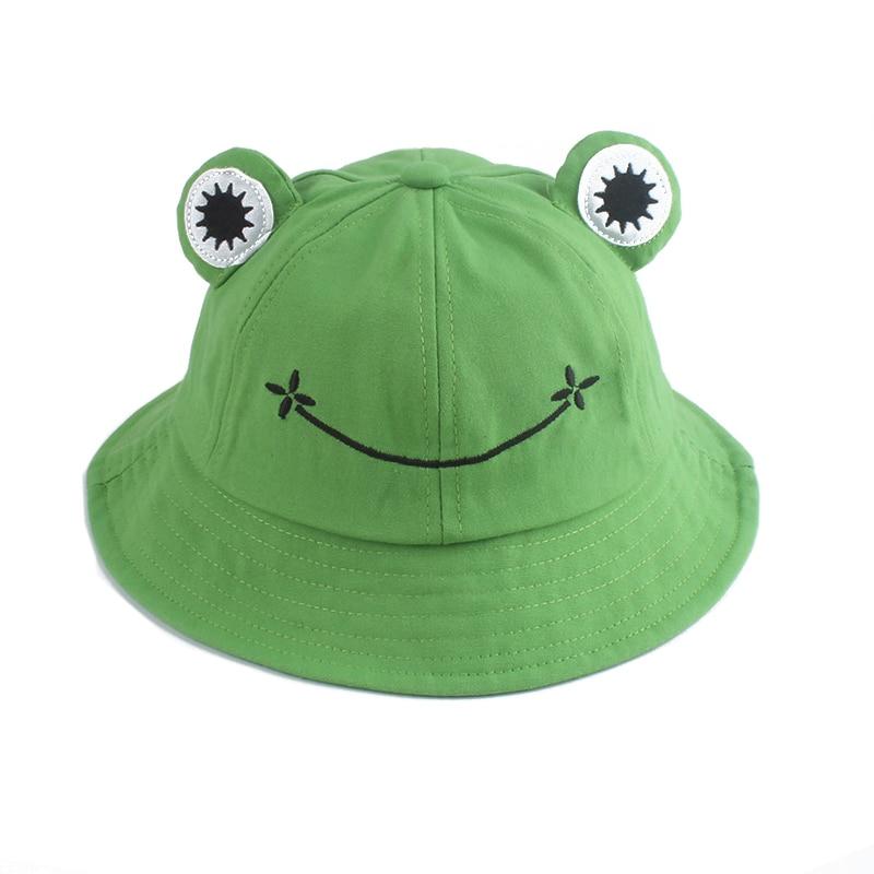 Women Smile Bucket Hat Double Sided Bucket Hat Smiling Face Unisex Fashion Bob Cap Hip Hop Men Summer Cap