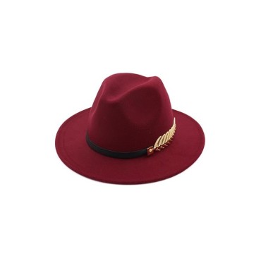Fedoras Big Brim Hats For Women British Style Vintage Church Hats Lady Flat Brim Fedoras Autumn Winter Womens Felt Hat