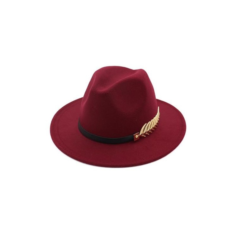 Fedoras Big Brim Hats For Women British Style Vintage Church Hats Lady Flat Brim Fedoras Autumn Winter Womens Felt Hat