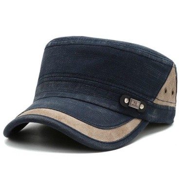 Military Hats Men Women Spring Summer Flat Top Military Caps Casual Army Cap Classic Camouflage Black Hat Adjustable
