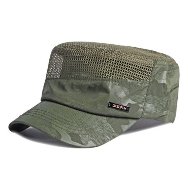 Military Hats Men Women Spring Summer Flat Top Military Caps Casual Army Cap Classic Camouflage Black Hat Adjustable