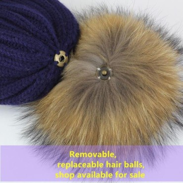 Winter Autumn Beret Hat for Women Wool Knitted Hat Fur Beret Solid Fashion Lady Cap Fall Hat Female Cap