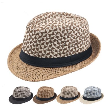 Woman Man Cap Summer Straw Sun Hats Kids Beach Sun Hat Trilby Panama Hat Boy Girl Children Bowler Cap