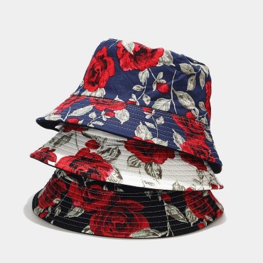 Cotton Cartoon Cat Ears Bucket Hat Fisherman Sun Cap Hats for Women