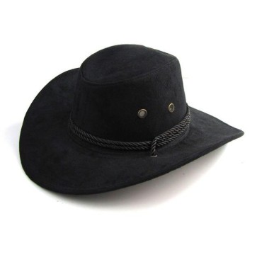 Western Cowboy Hat Suede Cowboy Hat For Gentleman Cowgirl Jazz Cap Gentleman Suede Sombrero Cap