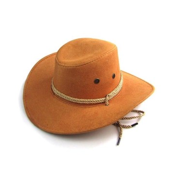 Western Cowboy Hat Suede Cowboy Hat For Gentleman Cowgirl Jazz Cap Gentleman Suede Sombrero Cap