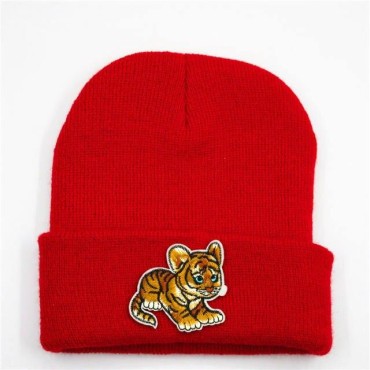 Cotton Cat Shape Thick Knitted Hat Winter Warm Hat Skullies Cap Beanie Hat for Girl and Women