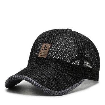 Summer Mesh Military Hats Men Flat Top Quick Drying Sun Hat For Women Camouflage Black Green Net Army Cap Breathable Visor Sport Cap