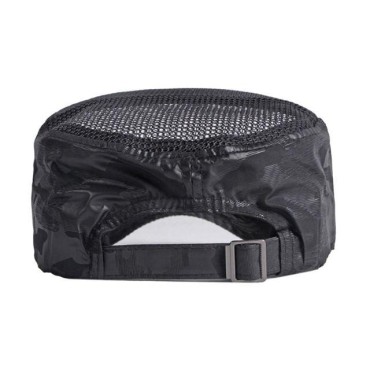 Summer Mesh Military Hats Men Flat Top Quick Drying Sun Hat For Women Camouflage Black Green Net Army Cap Breathable Visor Sport Cap