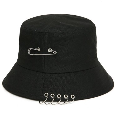 Cotton Cartoon Cat Ears Bucket Hat Fisherman Sun Cap Hats for Women