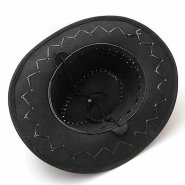 Western Cowboy Hat Suede Cowboy Hat For Gentleman Cowgirl Jazz Cap Gentleman Suede Sombrero Cap