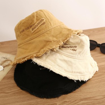 Fashion Women Bucket Hat New Candy Colors Smile Face Sun Hat Outdoor Sports Travel Beach Caps Fishermen Hats Hip Hop Female Cap